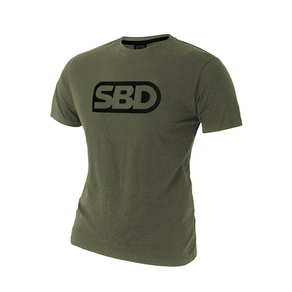 SBD T-Shirt - Green With Black (Endure Range)