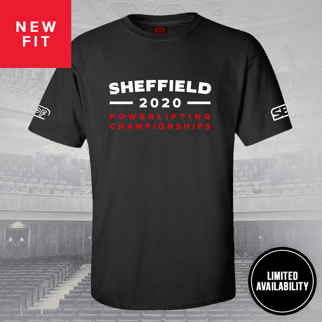Limited Edition: The Sheffield 2020 Powerlifting Championships T-shirt