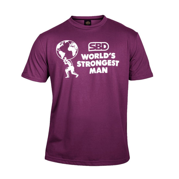 2024 World’s Strongest Man T-Shirt Purple