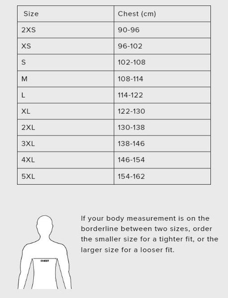 SBD Singapore SBD Sweatshirt Nova Range Sizing Guide