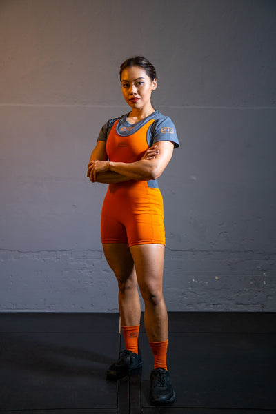 Powerlifting Singlet - Orange (Forge Range)
