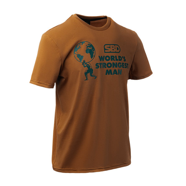 SBD Singapore 2025 World’s Strongest Man T-Shirt Rust Product