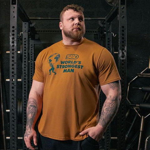 SBD Singapore 2025 World’s Strongest Man T-Shirt Rust