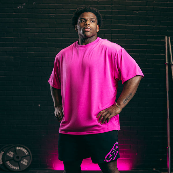 SBD Oversized T-Shirt - Glow Pink (Nova Range)