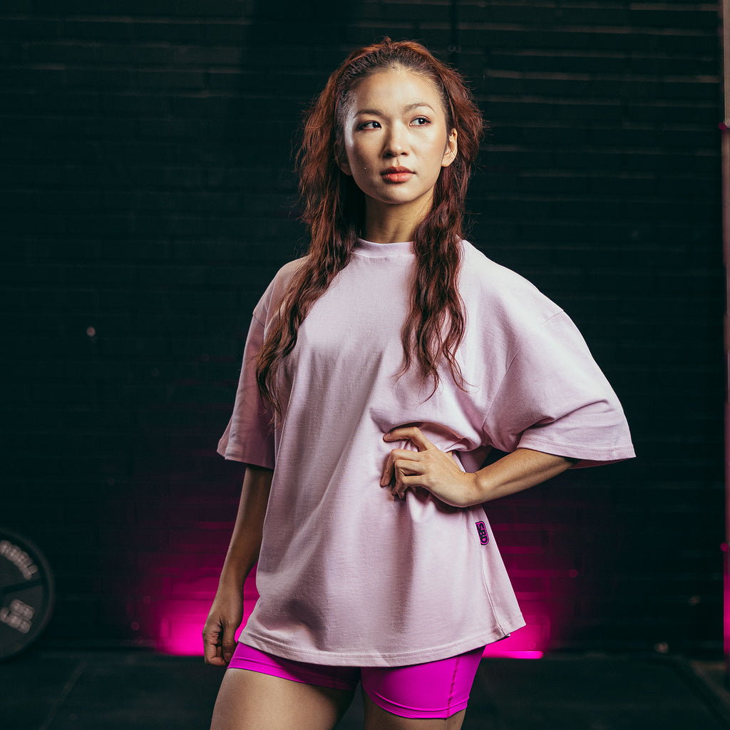 SBD Oversized T-Shirt - Pastel Pink (Nova Range) – SBD Singapore