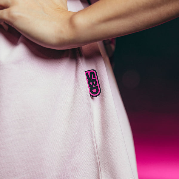 SBD Oversized T-Shirt - Pastle Pink (Nova Range)