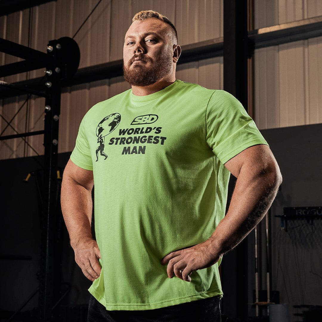 2022 World’s Strongest Man T-Shirt Green