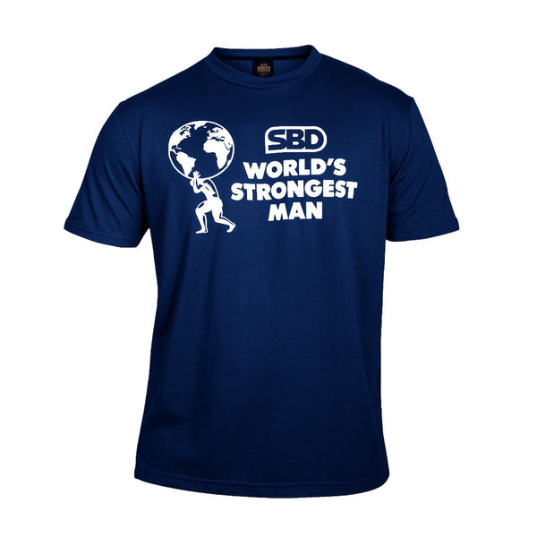2024 World’s Strongest Man T-Shirt Blue