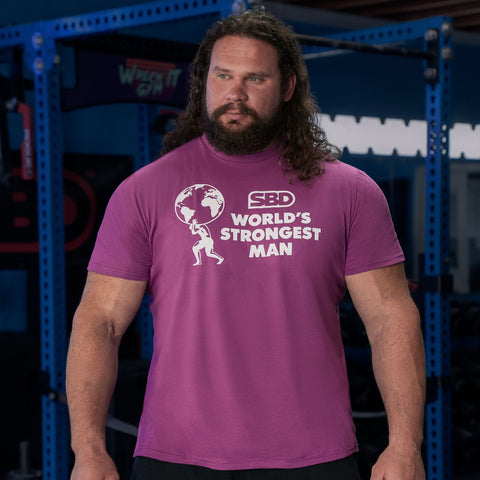 2024 World’s Strongest Man T-Shirt Purple