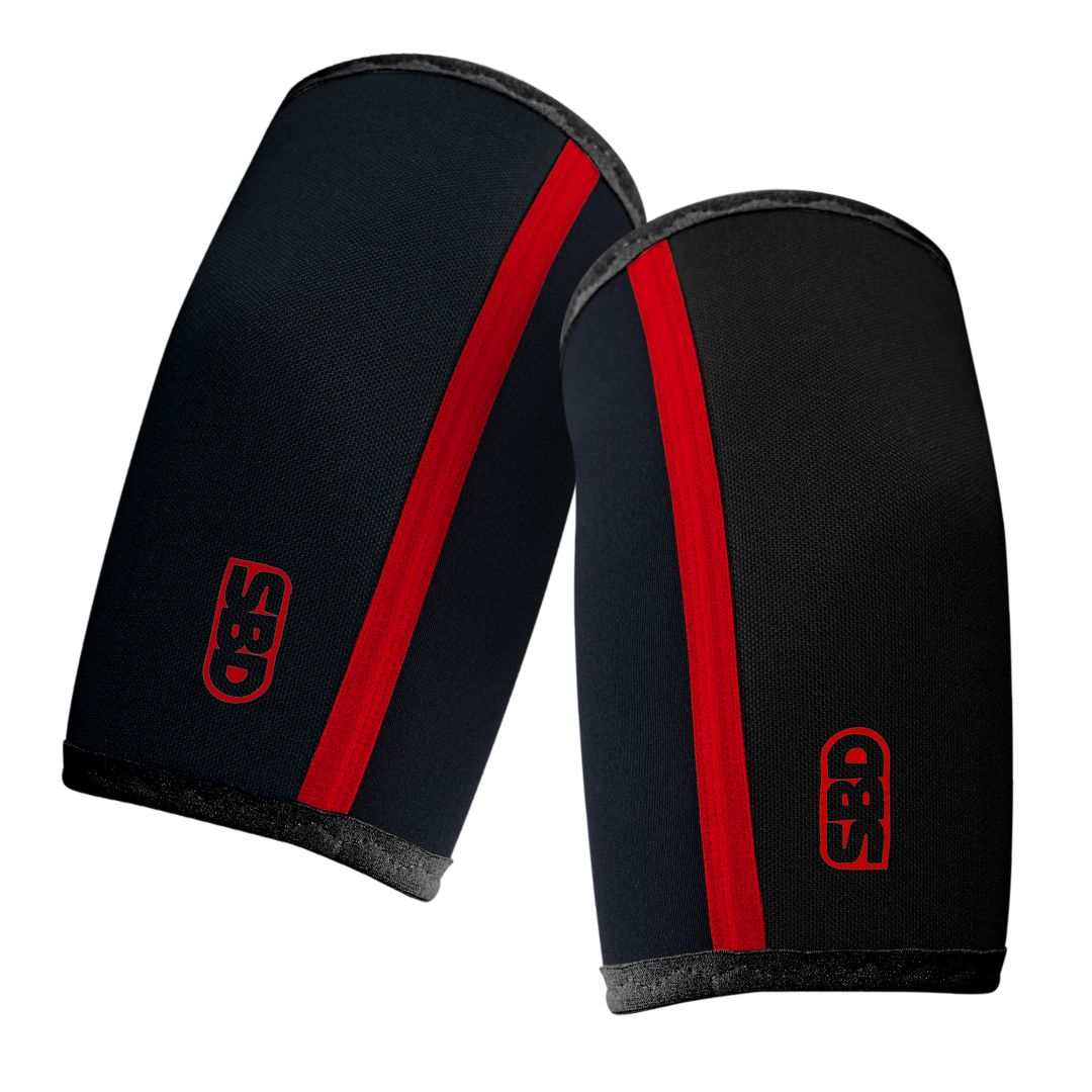 SBD Elbow Sleeves S 黒/赤 2013 Elbow Sleeves – SBD Apparel USA