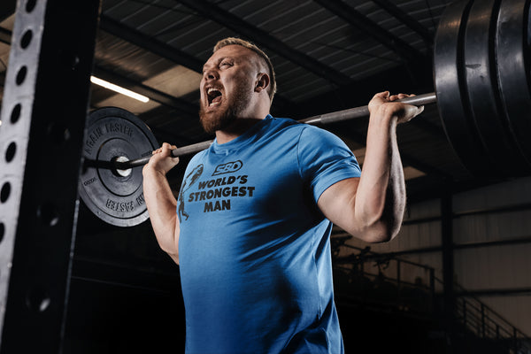 2022 World’s Strongest Man T-Shirt Blue
