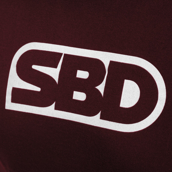SBD T-Shirt - Burgundy With White (2021 Phoenix Range)